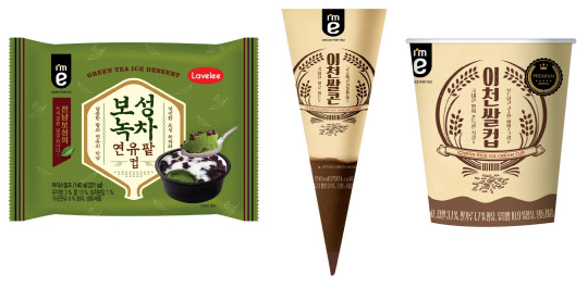 이마트24가 보성녹차 연유 팥컵을 출시한다. <이마트24 제공>